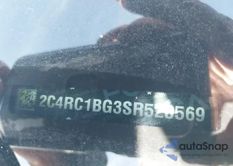 2025 Chrysler Pacifica Select z USA, uszkodzony, nr VIN 2C4RC1BG3SR520569